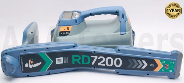 Spx Rd Receiver RADIODETECTION SPX RD 7200 Cable Pipe Locator w/ TX-5 Transmitter 8200 ...