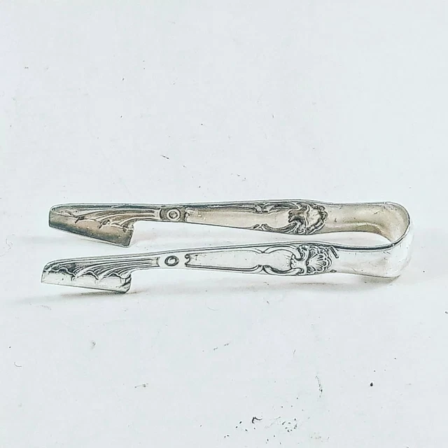 Pince à Asperges Et à Toast Pélican Vintage GULDEN, Métal Argenté, Années 1920-1940