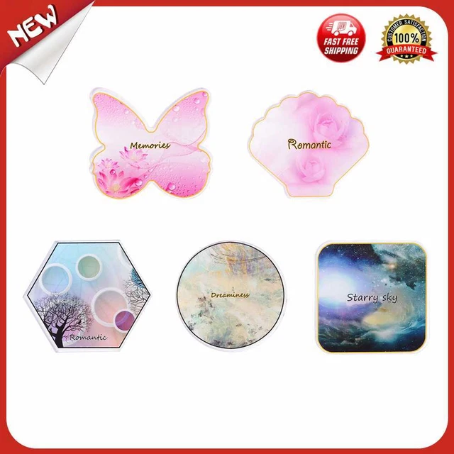 es Nail Resin Stone Palette Color Nail Polish Holder Photo Display Dish Nail Too