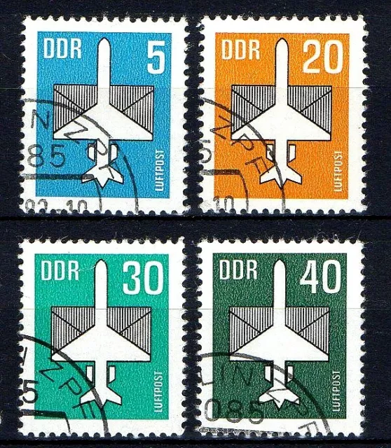 lot,série de 4 timbres stamps ** avion Allemagne Deutsche Luftpost TBE 1985