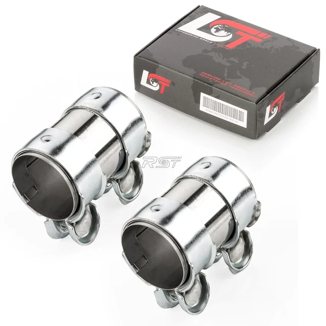 2x Échappement Raccord de Tuyau Abgasanalge Ø 55 X 95 MM pour bmw X1 X3 X5 X6