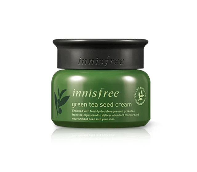 innisfree Green Tea Seed Cream 50ml Moisturizing + 1 Sample US Seller