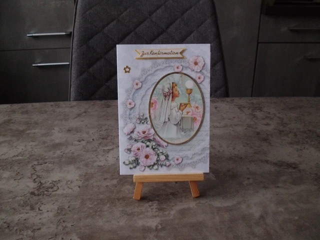 Holly Cross 3D Pop-Up Karte – Für Kommunion, Konfirmation, Hochzeit Oder Weihnachten