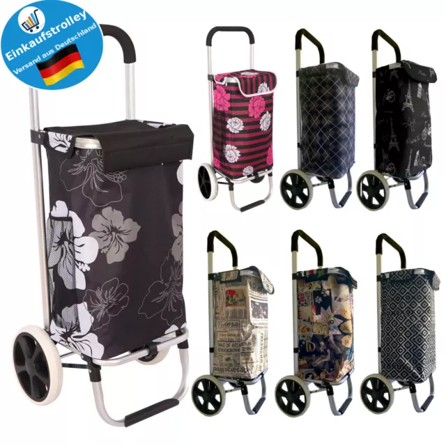 Einkaufswagen Einkaufstrolley Trolley Einkaufsroller Aluminium Tasche Shopping