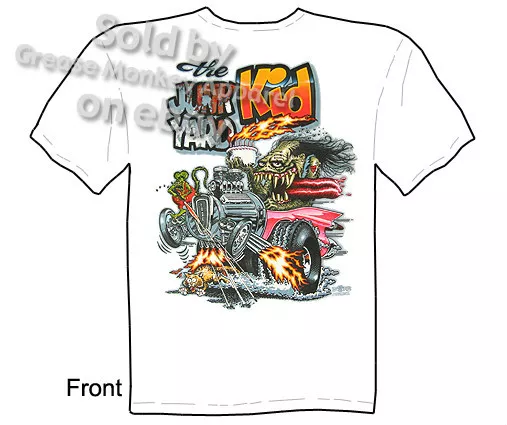 Rat Fink T Shirts Junk Yard Kid Ed Roth Apparel Hot Rod Big Daddy Clothing Tee