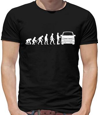 Evolution Of Man T5 Campervan - Mens T-Shirt - Camper Van