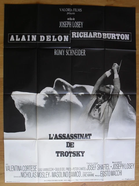 ASSASSINAT DE TROTSKY alain delon affiche cinema originale '72