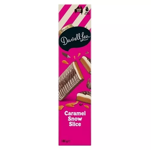 919782 1 X 180g BOX DARRELL LEA CARAMEL SNOW SLICE AUSSIE MADE