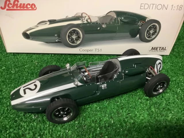 1:18 schuco 1959 Cooper T51 Sir Jack Brabham British GP Aintree 2