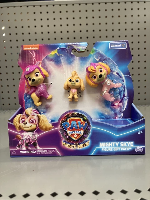 PAW PATROL THE Mighty Movie Mighty Skye Figure Gift Set NEW 2023 $29.98
