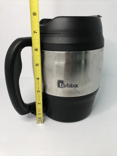 Big Bubba Classic Insulated Travel Mug. Polyurethane, Black. Keg Shape. 52 Oz.