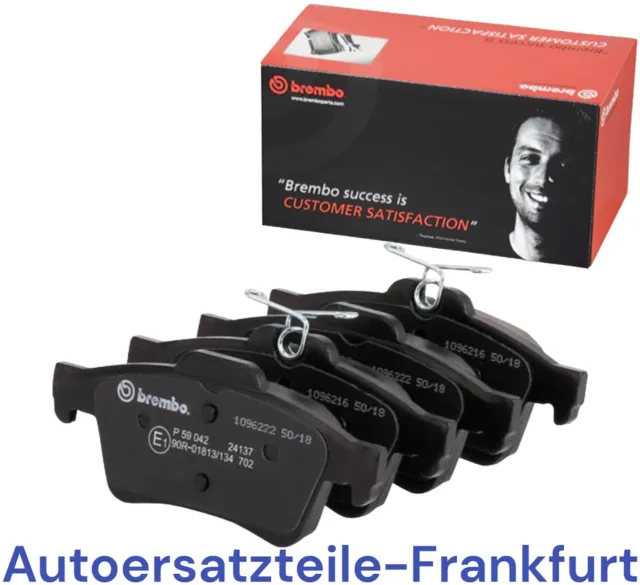 BREMBO Bremsbeläge HINTEN FORD C-MAX FOCUS CITROEN C5 OPEL VECTRA RENAULT VOLVO