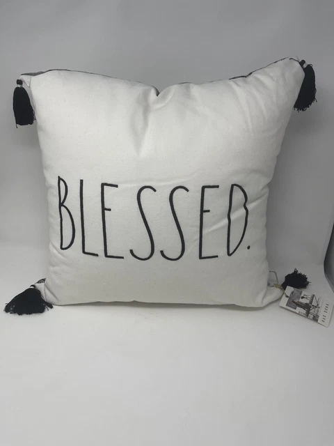 Rae dunn blessed shop pillow