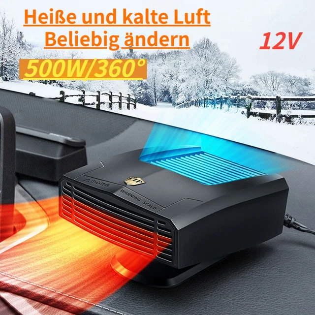Kfz Heizlüfter Mit Akku Und Fernbedienung KFZ AUTO ZUSATZHEIZUNG Keramikheizer Scheibenenteiser Heizlüfter 12V