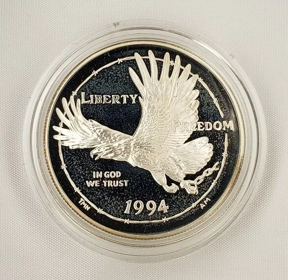 1994-P $1 POW Museum Commemorative Silver Dollar - PROOF - C0060 - STOCK