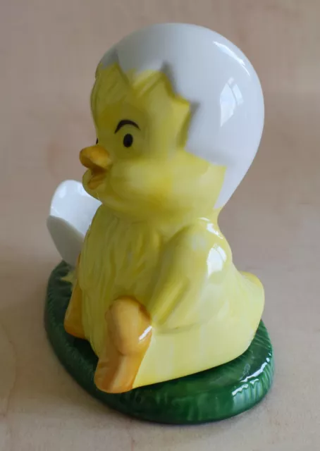 Colony Gift Corporation Egg Cup - Yellow Chick Seated Egg On Head P1248 Taiwan 2