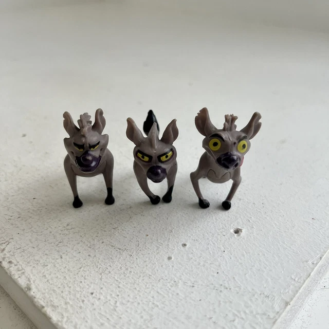 DISNEY JUNIOR LION Guard Hyenas X3 RARE Figures Toy Bundle The Lion