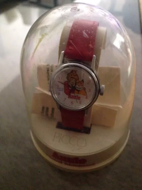 1979 Annie 7 jewel movement Character Watch by Picco in Box