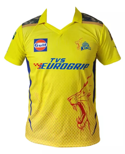 IPL Chennai Super Kings 2023 Jersey / Shirt, T20, Cricket India CSK TATA