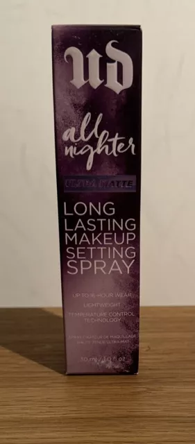 Urban Decay All Nighter Long Lasting Makeup Setting Spray 30ml Ultra Matte