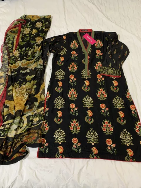 BNWT Khaadi,limelight,sapphire,sana safinaz,Ethnic kurta:size 12-14 Embroidered