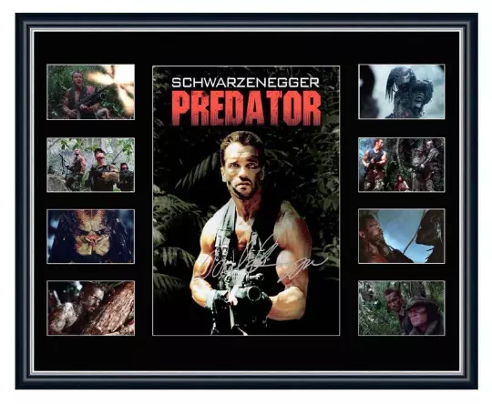 Arnold Schwarzenegger Predator Signed Limited Edition Framed Memorabilia