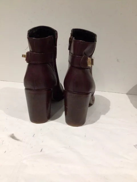 MISS SELFRIDGE BROWN LEATHER ANKLE BOOTS SIZE UK6 EU39 Pre Owned £33.90 ...