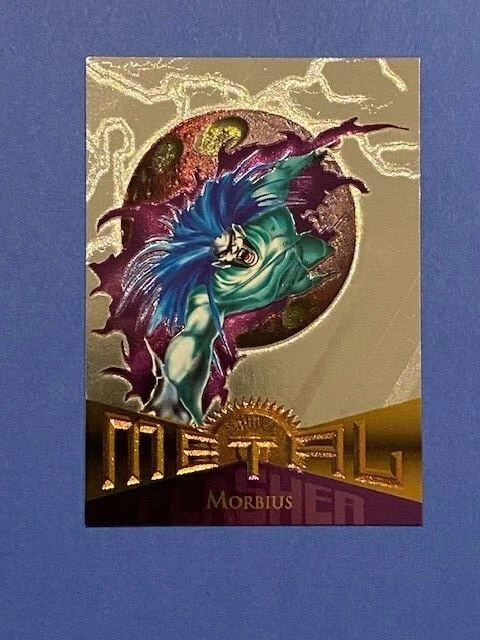 1995 Fleer Marvel Metal Silver Flasher #060 #60 MORBIUS Single NM/M💥💥💥*