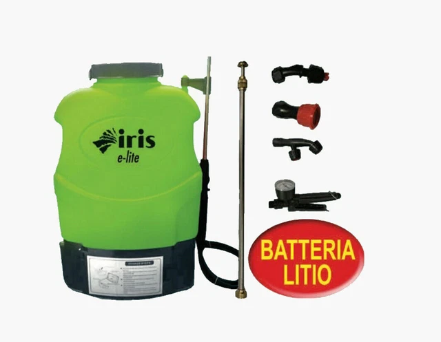 BURG ECO-PRO POMPA IRRORANTE 16 LT A SPALLA BATTERIA AL LITIO 3000001