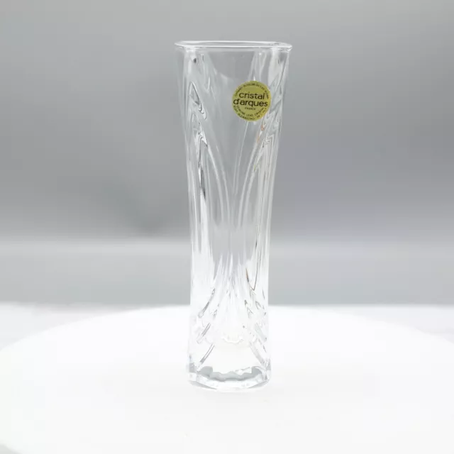 Vintage  Crystal/Cristal D'Arques France Small Vase 15 cm