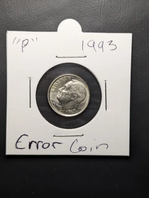 One Dime US Error Coin 1993