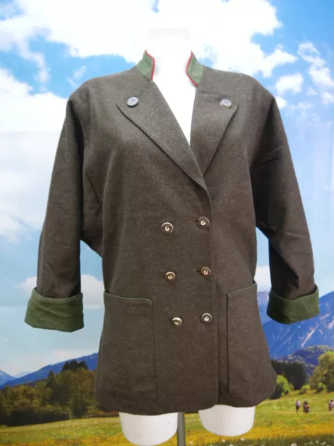 Bavaria Loden brauner Janker wunderbarer Blazer Trachtenjacke Gr.38