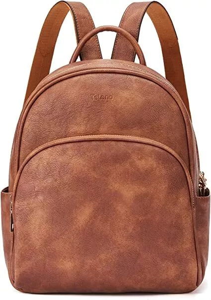 Vegan Leather Small Backpack Purse for Women Designer Cute Causal Shoulder Bag