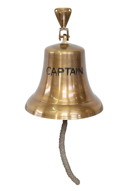 Campana del barco captain maritimo estilo antiguo