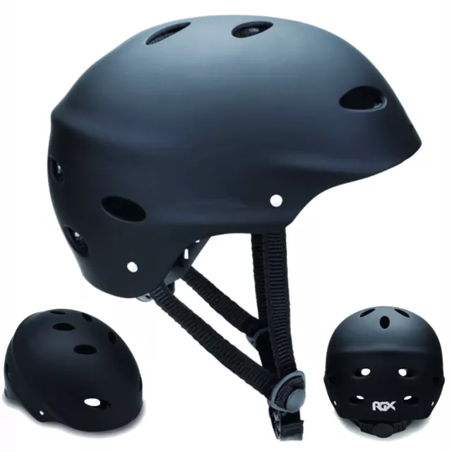 Casco Bambini Ragazzi Taglia Regolabile Caschetto Skateboard Pattini Bici BMX