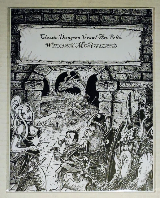 GOODMAN GAMES DCC RPG Classic Dungeon Crawl Art Folio Artist William