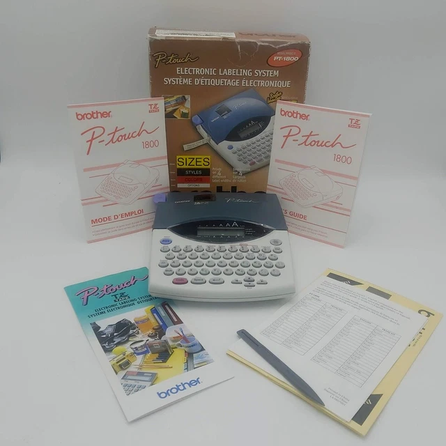 Brother P-Touch PT-1800 Electronic Labelling System