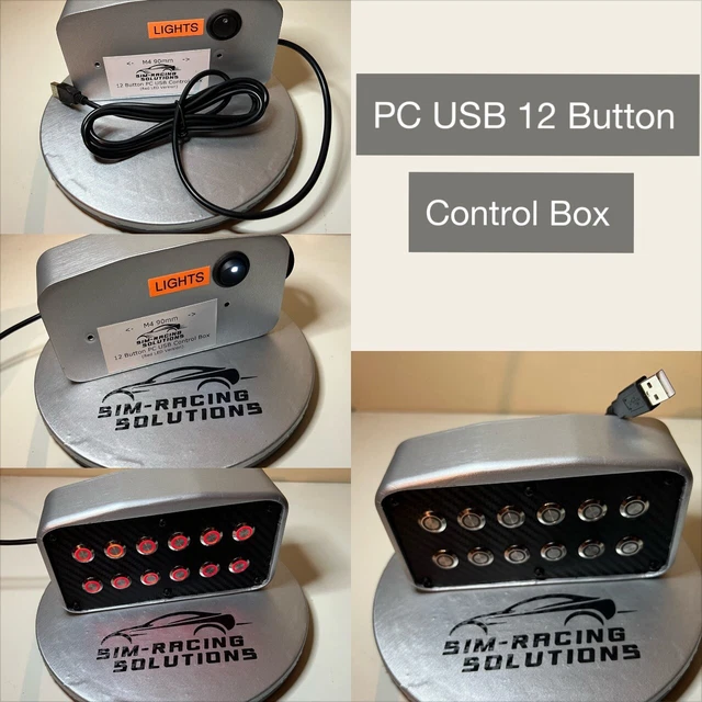 Button Box Pc BUTTON BOX FOR PC/consoles sim racing/flight/sim/ets2 programmable ...