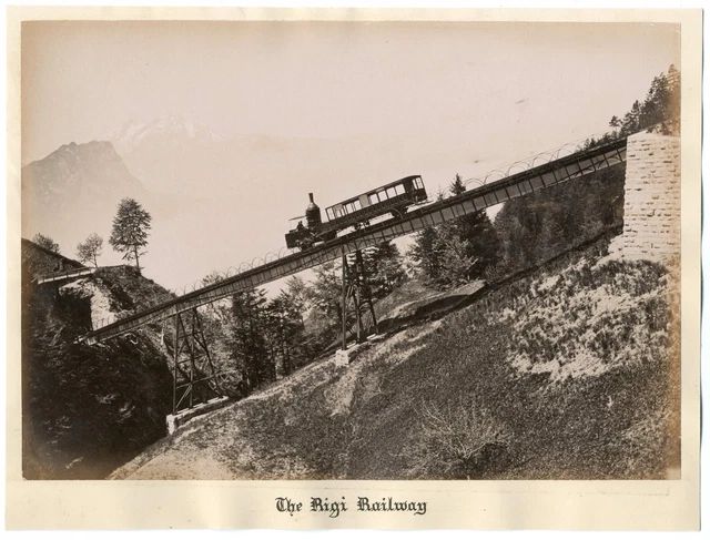 Tirage Albuminé Vintage Suisse Champéry Circa 1880 - Format 13x22 Cm, Photo Ancienne, Référence MH7439