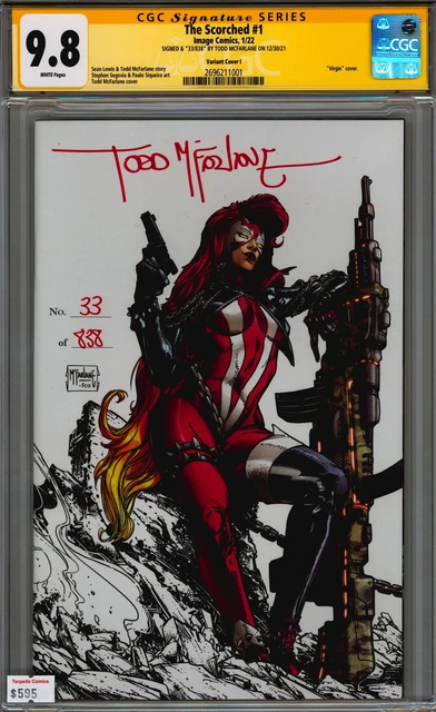 The Scorched #1 9.8 CGC Signed by Todd McFarlane