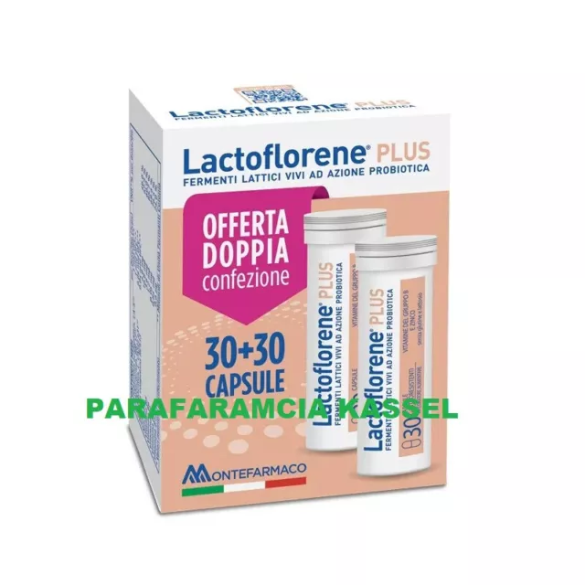 Lactoflorene Plus Bipack x 2 Offerta Doppia Confezione 30+30 Capsule Fermenti La