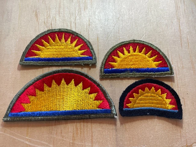 WWII/Post? 4-US ARMY PATCHES-41st INFANTRY DIVISION-ORIGINAL VARIANTS-BEAUTIES!