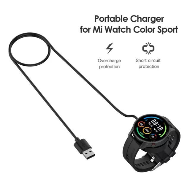 1m USB Smart Watch Charging Cable for Mi Watch Color Sport Bracelet Charger Dock 2