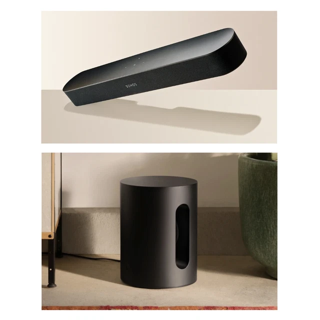 SONOS ENTERTAINMENT SET Dolby Atmos with Beam 2 + Sub Mini in White £769.99 PicClick UK