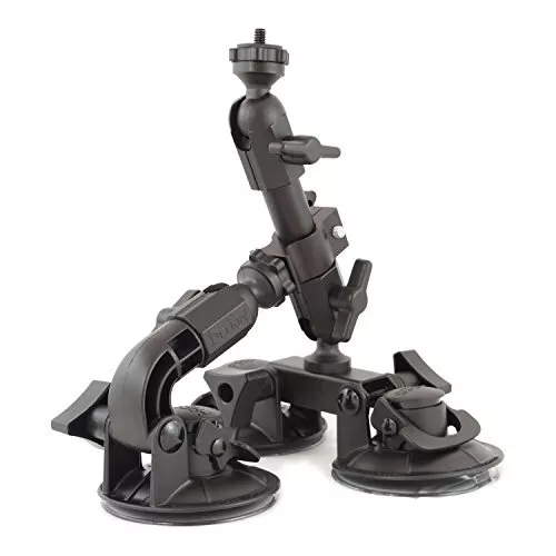 Devices Fat Gecko Triple Suction Camera Mount (DDMNT) ,Black