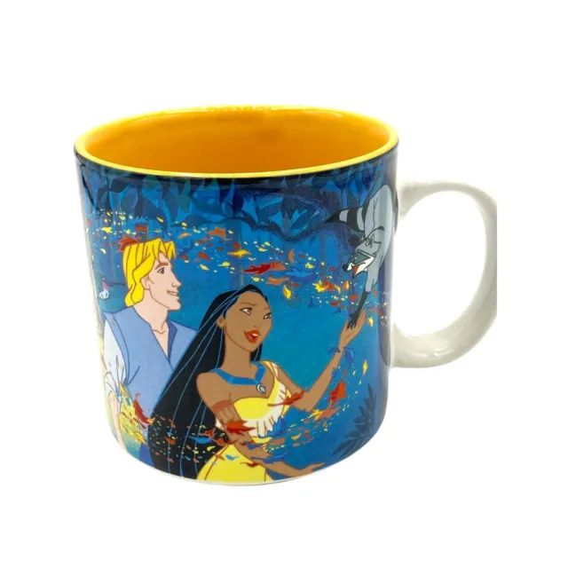 Vintage Disney Store Pocahontas & John Smith Mug 1990's