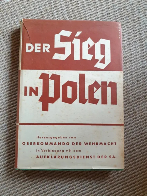 Buch Der Sieg In Polen Von 1940 Mit Aussenumband