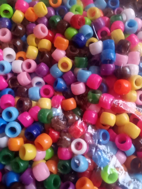 Vintage loose beads lot, 1960s/ 70s. Jewelry Supply. Multi-Colored Perfect Cond.