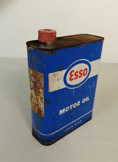 ANCIEN BIDON D'HUILE Esso Plus EUR 10,00 - FR