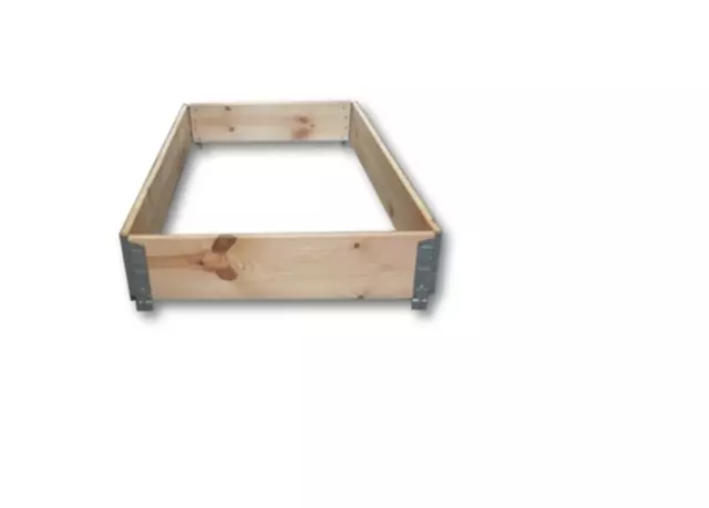 3X PALETTENRAHMEN AUFSATZRAHMEN Hochbeet Gartenbeet Stapelrahmen 120 X80 163494860878